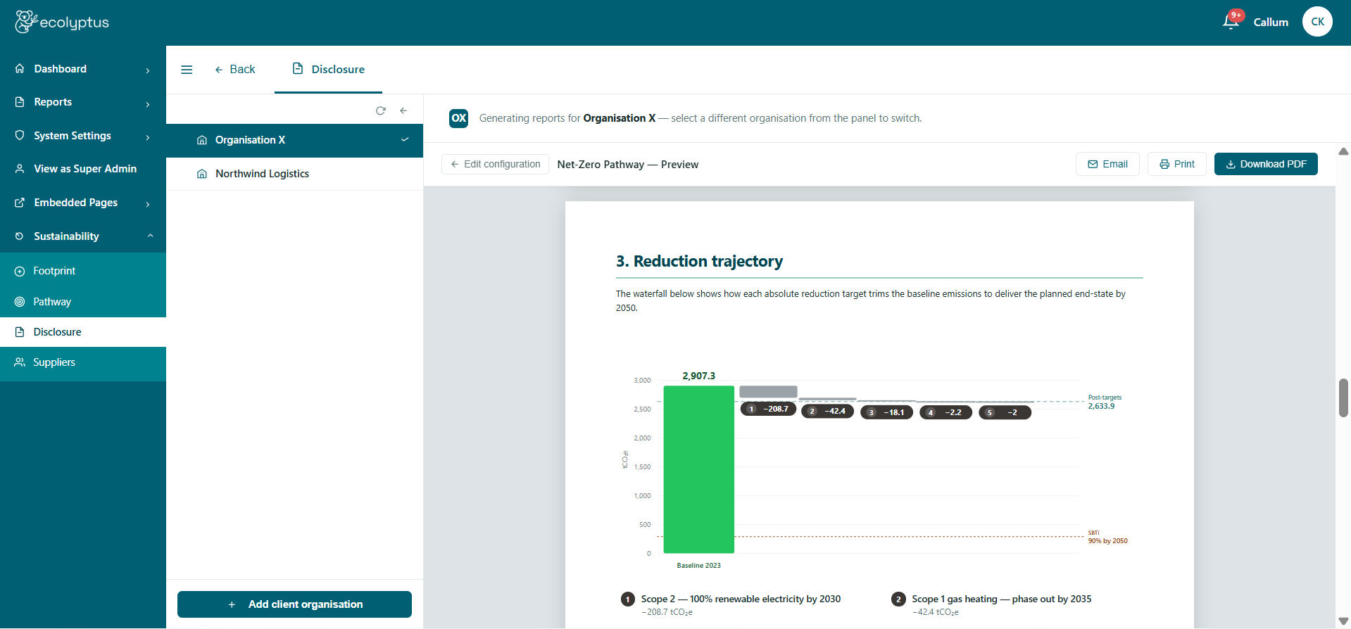 Net-Zero Pathway report preview
